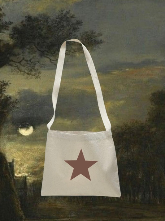 Star Tote Messenger Bag